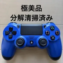 極美品 SONY PS4 純正 コントローラー DUALSHOCK 4 ブルー