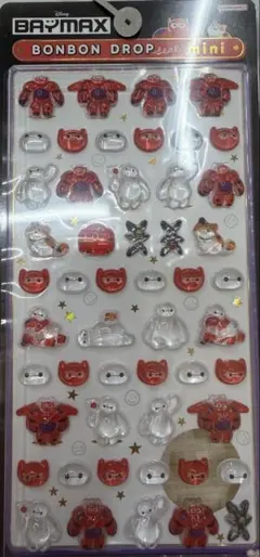 【新品正規品】ボンボンドロップシールミニ　ベイマックス