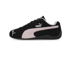PUMA スピードキャット ブラック/ピンク スエード スニーカー