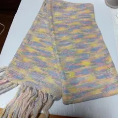 マフラー　ピンク系