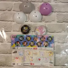 くら寿司　BT21コラボ　ステッカー　VAN　缶バッジ　COOKY　ビッくらポン