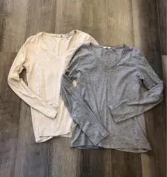 ⭐︎UNIQLO⭐︎ 2枚セット⭐︎ カットソー　長袖シャツ