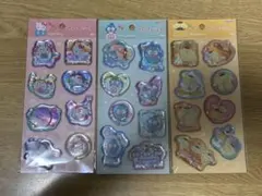 サンリオ　ウォーターシール3枚セット