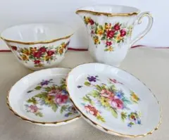 イギリス製クリーマー&小皿