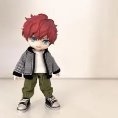 オビツ11 ハンドメイド ブルゾン×カーゴパンツコーデセット