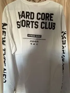 SY32 HARD CORE SPORTS CLUB 長袖シャツ ホワイト