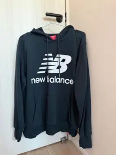 New Balance ニューバランス パーカー スウェット ブラック Ｌ