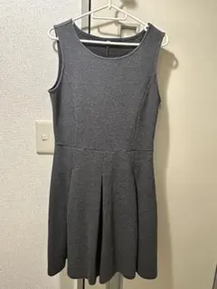 UNIQLO レディース ノースリーブワンピース グレー M