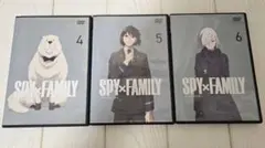 DVD　SPY×FAMILY 　1期　 4、5、6巻のみ　レンタル