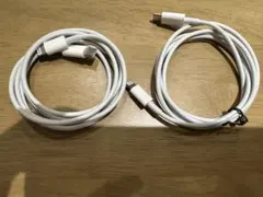 お得　Apple純正品　USB タイプC to ライトニングケーブル２点美品