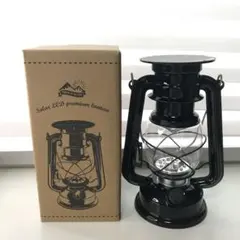 ソーラーLEDプレミアム　ランタン ブラックのサムネイル