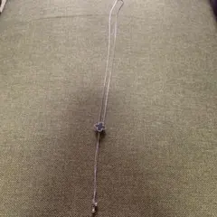 ネックレス スワロフスキー付き クローバー