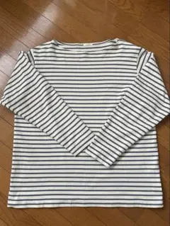 COMOLI ボーダーT サイズ3 COMOLI コモリ 18SS M01-05004 バスクシャツ ボートネック