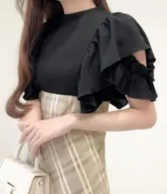 新品 タグ付き 2着セット オープンショルダーワンピース mily bilet