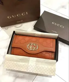 gucci 長財布 新品 未使用