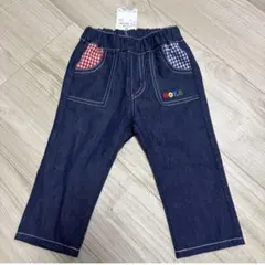 ホットビスケッツ　新品タグ付き　デニム風パンツ　80cm