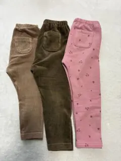 ユニクロ　ボトムス　3点セット　90〜100cm