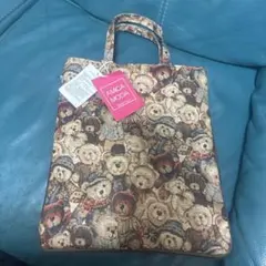 AMICA MODA クマ柄トートバッグ