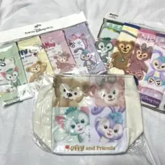 【新品未開封】ダッフィー＆フレンズ 3点セット ランチバッグ 巾着 タオル