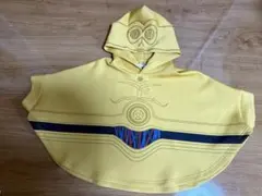 【新品】スターウォーズ C3PO ポンチョ 110㌢