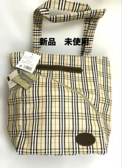 Disney Mickey トートバッグ　チェック　新品　未使用　希少