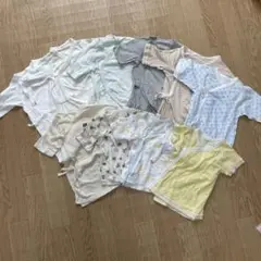 コンビ肌着6枚 & 短肌着4枚セット　サイズ50〜60cm