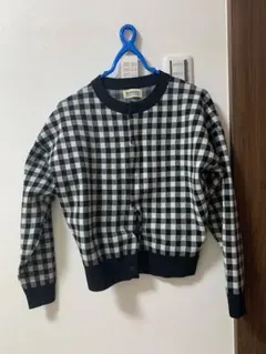 BEAMS BOY ギンガムチェック カーディガン 長袖のサムネイル