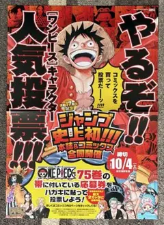 非売品　ワンピースカード　店舗用　看板　ポップ　ポスター　2枚 Amazon.co.jp: 販促ポスター B2サイズ八つ折 ワンピース カード