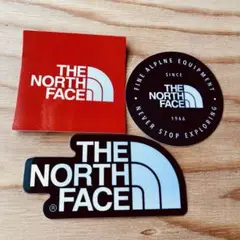 新品！ノースフェイス3枚セット！THE NORTH FACE 大きめステッカー