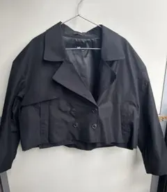 HARE ブラック ショートジャケット S