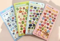 ぷっくりシール　立体シール　たまごっち　3Dステッカー　4枚セット