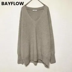 ★iz74 BAYFLOW ベイフロー/ウールセーター/プルオーバー【ベージュ】