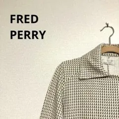 FRED PERRY ハウンドトゥース ロングコート　ポルトガル製