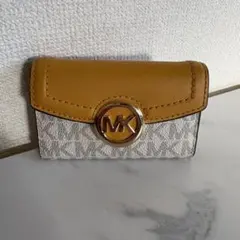 Michael Kors キーケース イエロー/グレー