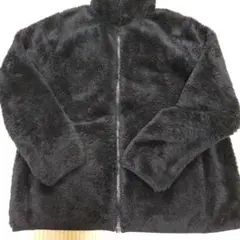 ユニクロファーリーフリース　フルジップジャケット　ネイビー　XL