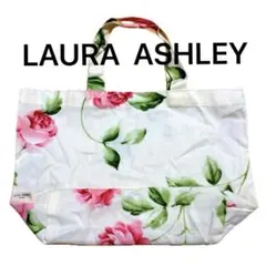 【LAURA ASHLEY ローラアシュレイ】花柄トートバッグ ランチバッグ