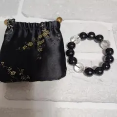 オニキス12mm玉のブレスレット