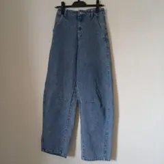 しまむら　バレルレッグ　ジーンズのサムネイル