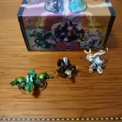 【激レア】 爆丸　神3 3体セット 激レア】 爆丸 神3 3体セット 士ガリュウ 風神 ver. JIGEN GARYU