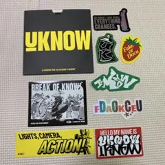 東方神起　ユノ　U-KNOW CD &ステッカー