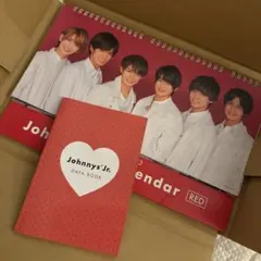 新品未使用　ジャニーズJr.カレンダーRED