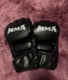 MMA オープンフィンガーグローブ ブラックのサムネイル