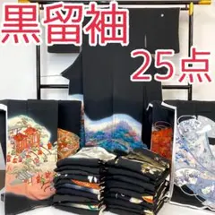 【TAMA屋】全て正絹 全て黒留袖 作家物落款 まとめ売り25点TM2665