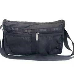 【美品】レスポートサック ショルダーバッグ ナイロン 黒 オールブラック