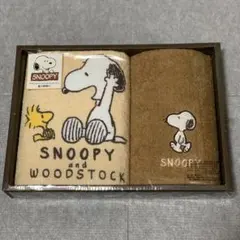 新品　スヌーピータオルセット