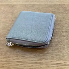 ミニ財布（グレージュ色） 10×10 カード2枚入ります