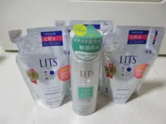 ★新品未開封　LITS 　リッツ　モイストN ローション 本体＋つめかえ用３個のサムネイル