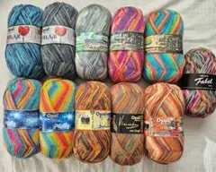 opal毛糸 10玉セット＋おまけ