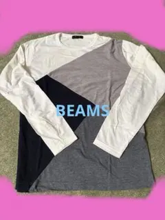 BEAMS HEART クレイジーパターン 長袖カットソー Lのサムネイル