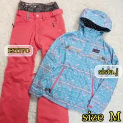 【sista.j✨ESTIVO✨M】スキー スノー スノボ ウェア セットアップ